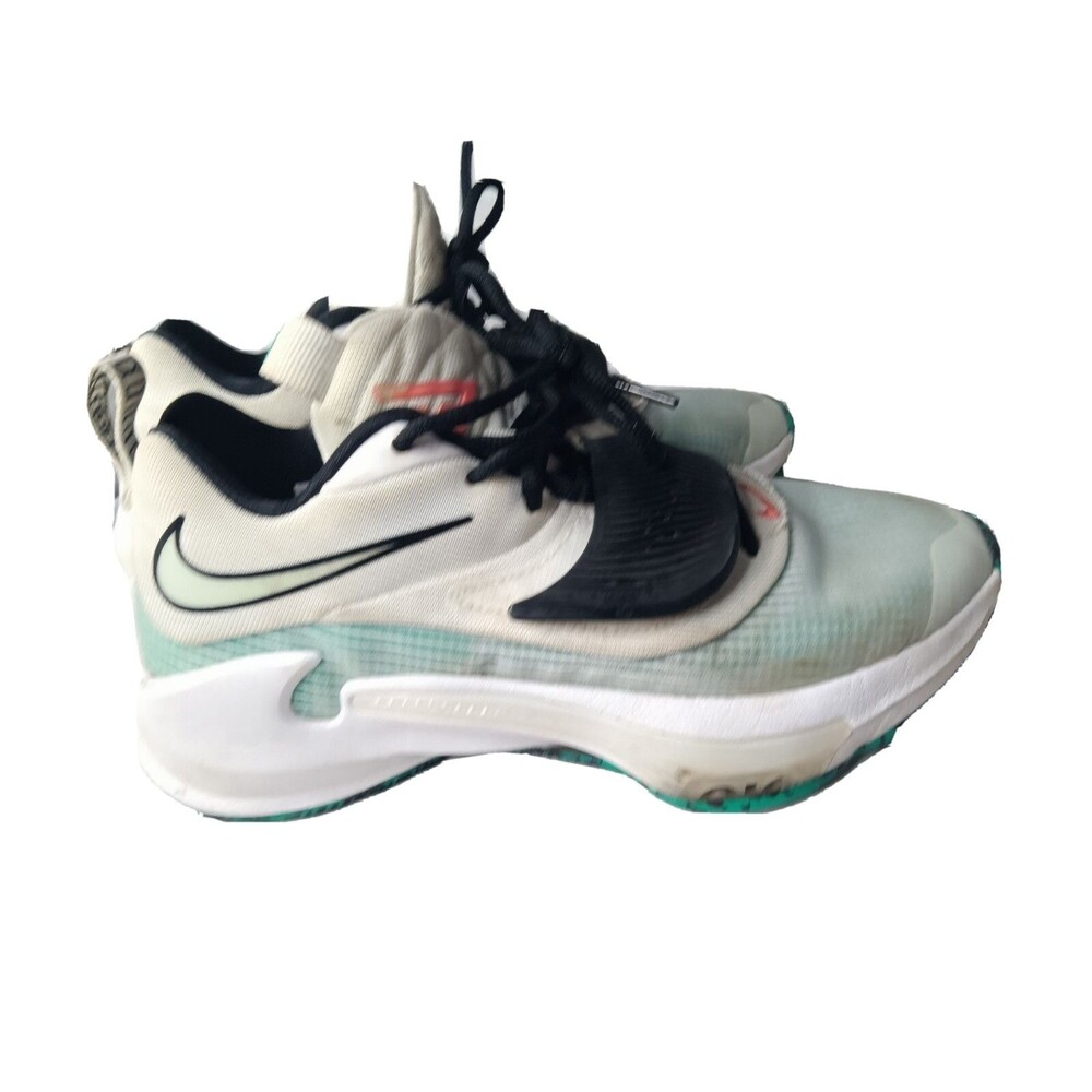 Nike Zoom Freak 3 Basketball Shoes Size 7.5 Emerald Green Black DA0694 101